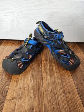 Nerf Black and Blue Sandals Size 5